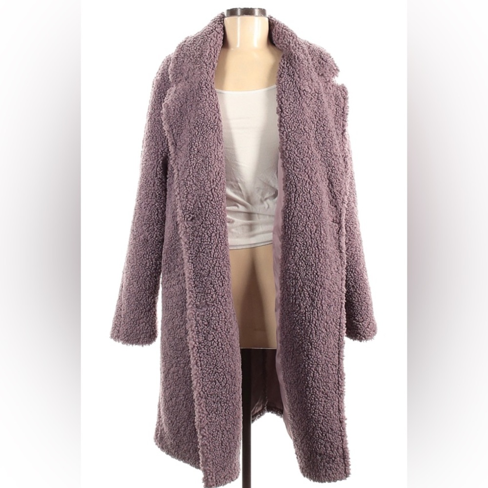 Purple warm and wooly coat by Astr.